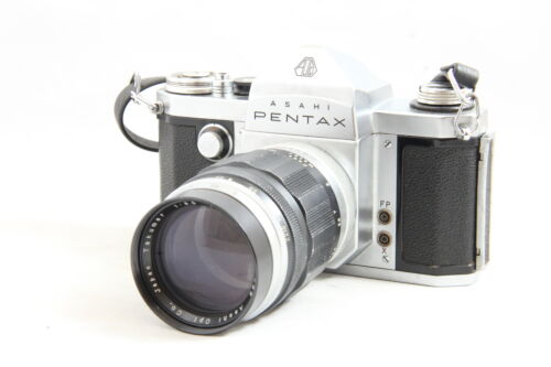 RARE Exc ASAHI PENTAX 35 mm reflex années 1958 1er Pentax USA VENDEUR appareil photo #4057 - Photo 1 sur 12