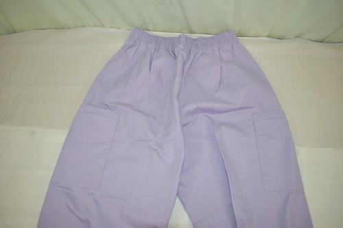Crest Uniforms XS Scrub Pants Orchid Purple Unisex Visa Easy Care NWT - 第 2/15 張圖片