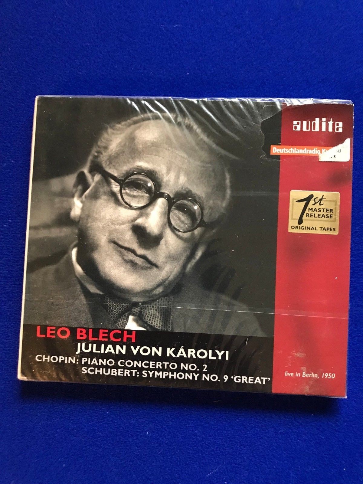 NEW Leo Blech Julian Von Karolyi Chopin Piano Concerto No2 Schubert Symphony No9