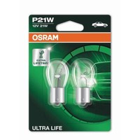 Osram P21W 12V GlüHlampe Blinkleuchte Ba15S 7506ULT-02B Autolampe
