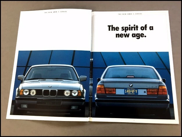 1989 BMW 525i 535i 5-Series 40-page Factory Original Car Sales Brochure Catalog Foto 2 de 4