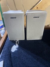 Pair of SONY SS-MSP2 Surround Sound Speakers Silver Tested  Working, Nice 