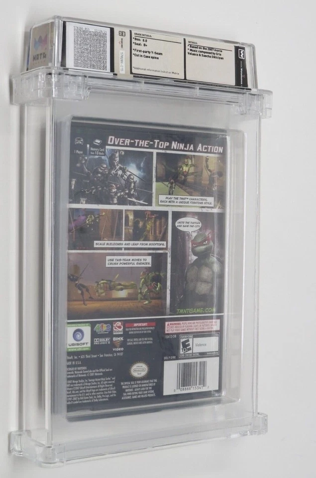 Teenage Mutant Ninja Turtles Nintendo Gamecube Videojuego Sellado Wata 8.0 TMNT Foto 2 de 4