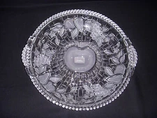 Spring Traditions Country Terrace Chip & Dip 14" Gorham Crystal Heavy Dish NEW!