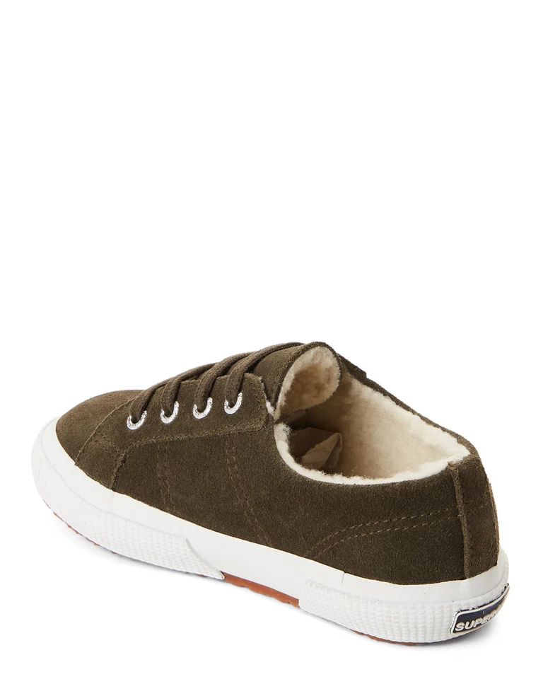 Zapatillas bajas Superga 2750 SUEBINJ forradas de vellón verdes 12,5 13,5 2 2,5 S004Z10 Foto 3 de 4