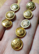 USSR Uniform Soldier button buttons army troops armored forces Red Stars