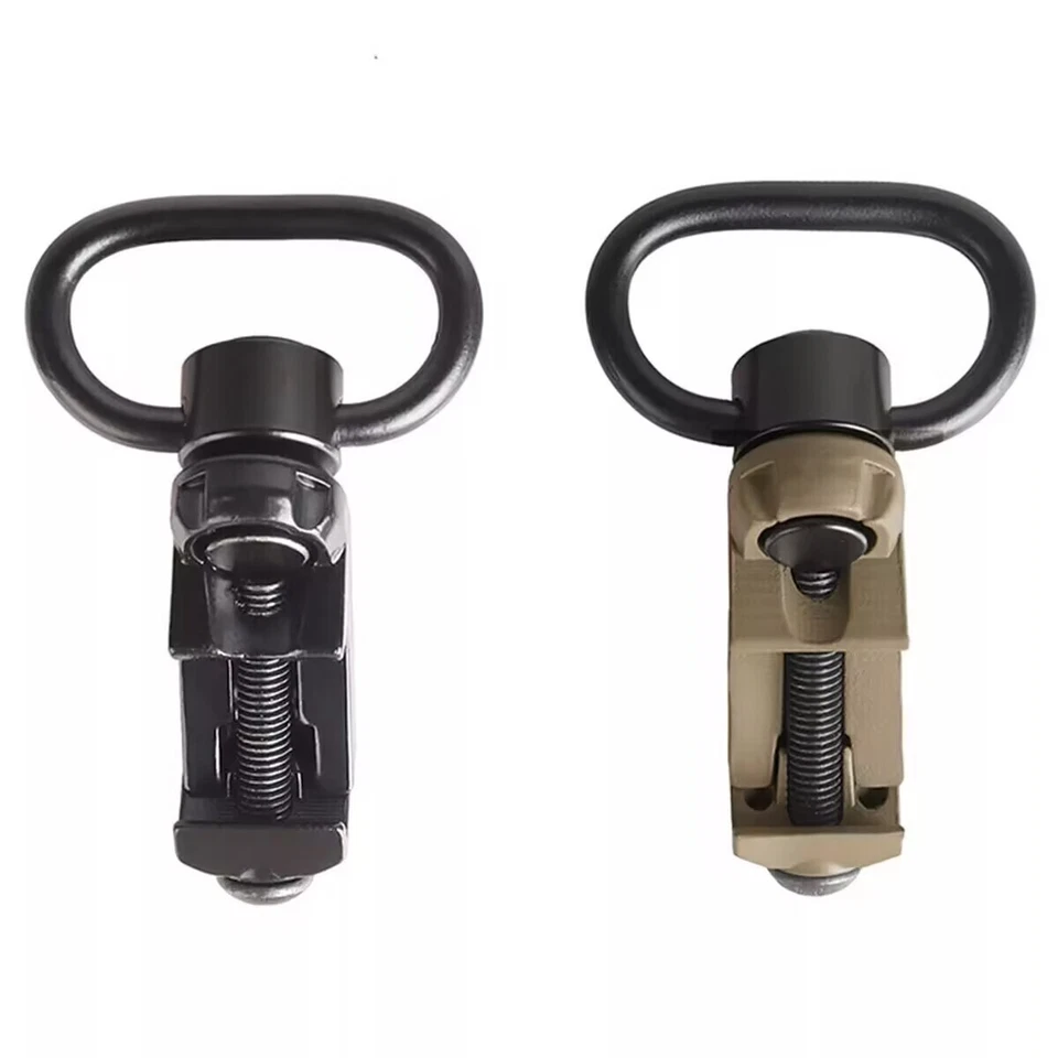 Tactical QD Sling Swivel Attachments 45 Degree Low Profile Picatinny Rail Mount - Image 2 of 4
