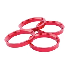 71.5 to 87.1 Aluminium Red Wheel Hub Centric Rings OD 87.1 / ID 71.5 Hubrings