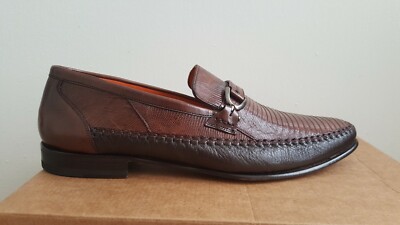 Mezlan Madrid Penny Loafers Genuine Lizard Leather Brown Men’s Size 12 M MEZLAN MADRID Penny Loafers GENUINE Lizard Brown Leather 10  main image 3