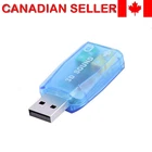 USB To 3.5mm Mic Headphone Jack Stereo Headset Audio 3D Adapter 5.1 Sound Card 1