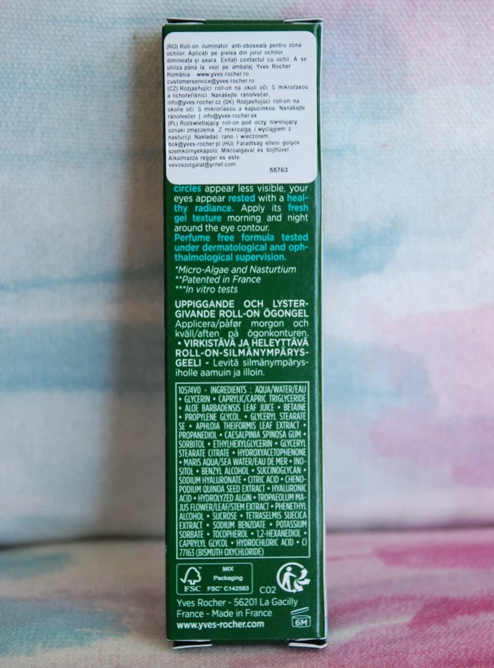 YVES ROCHER SALE!!! Elixir Botanique RADIANCE ANTI-FATIGUE EYE ROLL-ON 15ml BN! - Image 3 of 4