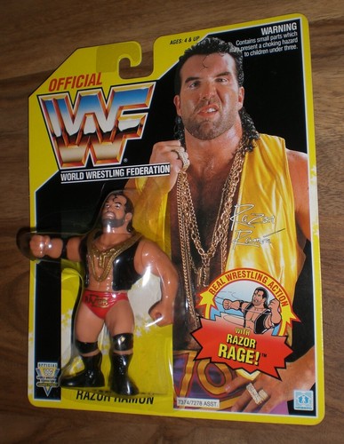 RAZOR RAMON - MOC - WWF Hasbro 1993 Vintage - Seri...