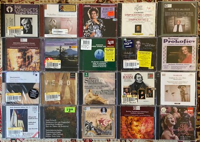 20 CD LOT NEW SEALED CLASSICAL OPERA VERDI HANDEL BERLIOZ PUCCINI SHOSTAKOVICH