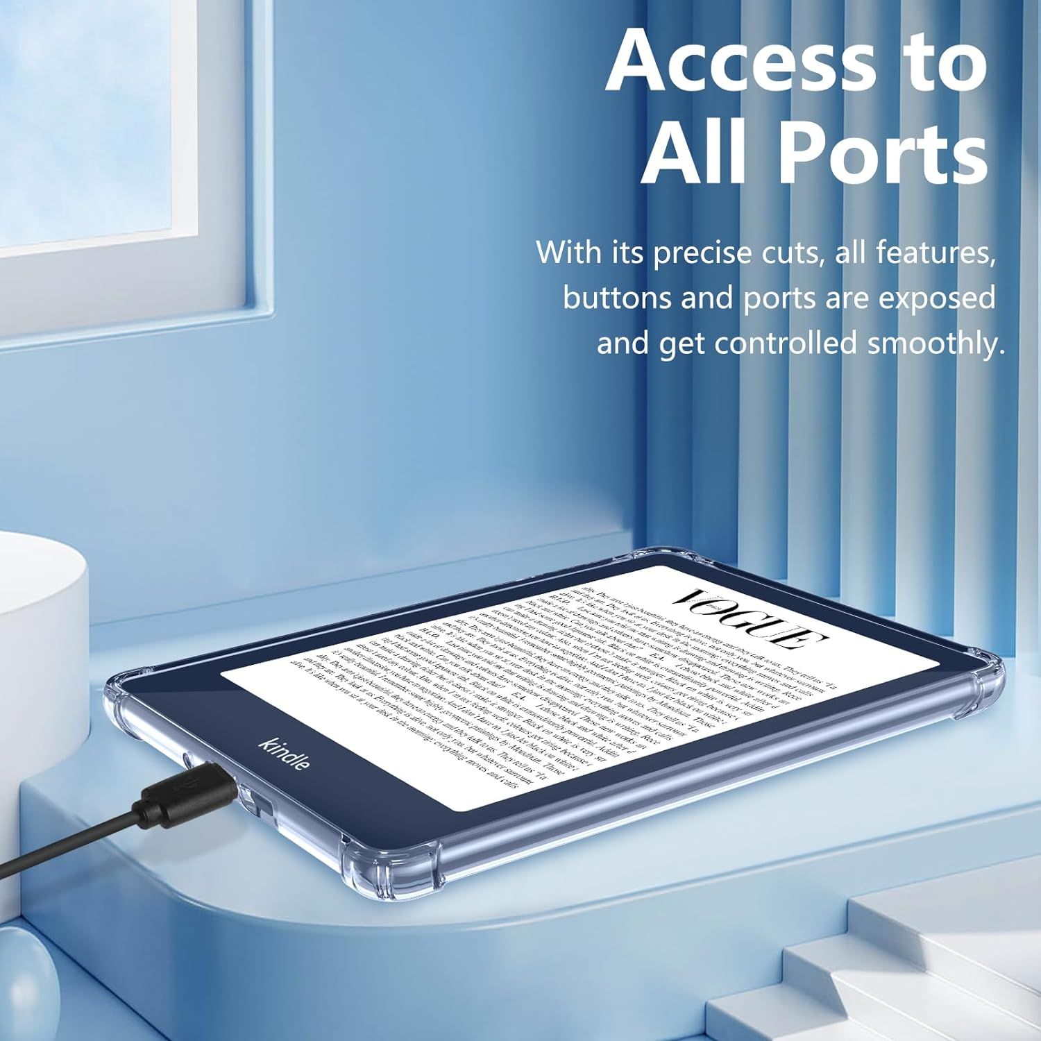 Clear Case for 6" Kindle 11Th Generation 2022 Release (NOT FIT Kindle