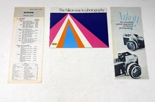 Nikon Way To Photography Booklet Approach to 35mm 1971 Price List