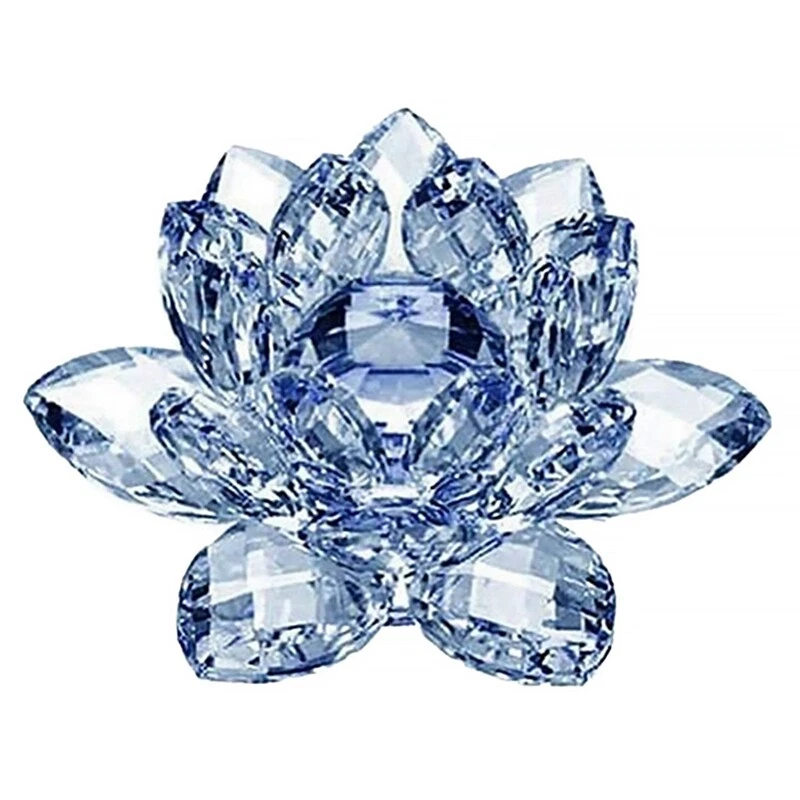 Crystal on sale flower ornaments