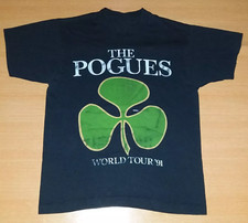 The Pogues Band World Tour 91 T Shirt Full Size S-5XL