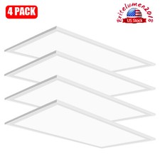 2-20Pack 2x4 Ft LED Panel Light Drop Ceiling Flat Recessed Troffer Fixture,5000K