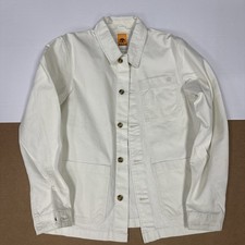 Timberland M Washed Canvas Chore Lightweight Buttoned Overshirt Jacket TB0A5TH3