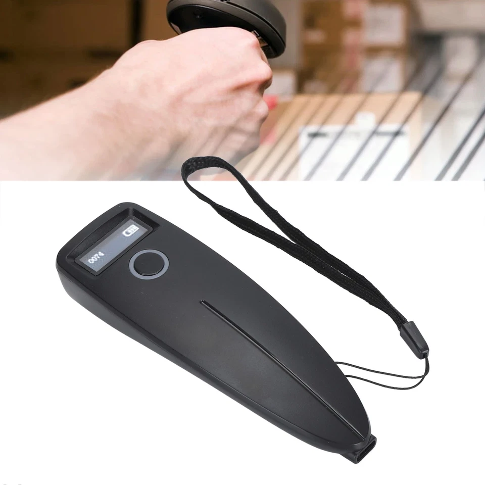 2D--Barcode-Scanner Kabelloser 2 4-G-Barcode-Scanner Tragbarer - Bild 2 von 4
