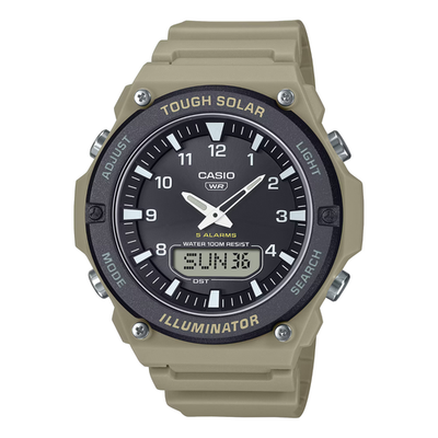 Casio AQS820W-5AV, Digital/Analog Watch, Solar Powered, Alarms