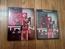 Tron Ares 4k UHD + Blu Ray + digital code with slipcover