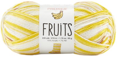 3er Pack - Premier Fruits Garn - Banane - 2052-08