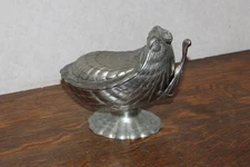 Vintage Corbell and Company Silverplate Peacock Sugar Bowl and Spoon