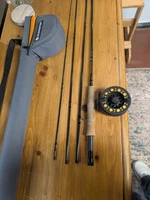 Redington Topo 9'0" 4pc Fly Rod Combo w/ Crosswater 4/5/6 Fly Reel