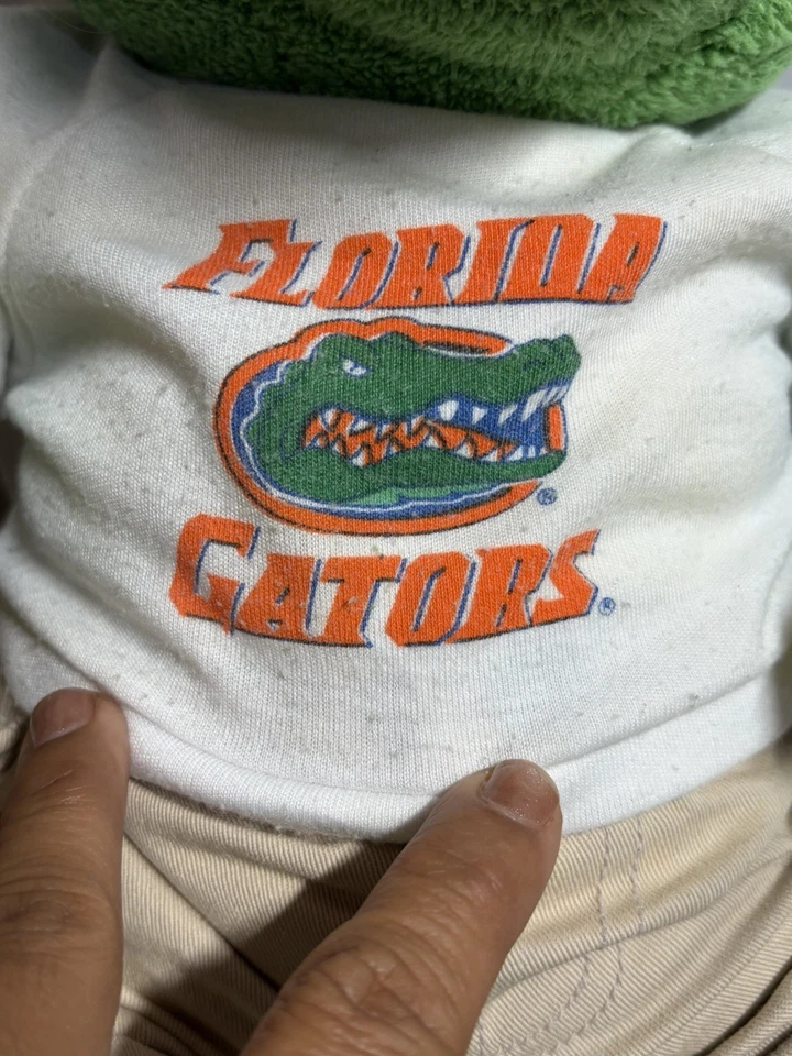 Build-A-Bear floppy Alligator Plush w/ Florida Gators Shirt Shorts Retired UF - Image 2 of 4
