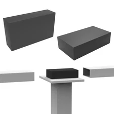 Flat Handrail Accessories,2 Pack high Extension connectors High Strength POM ...