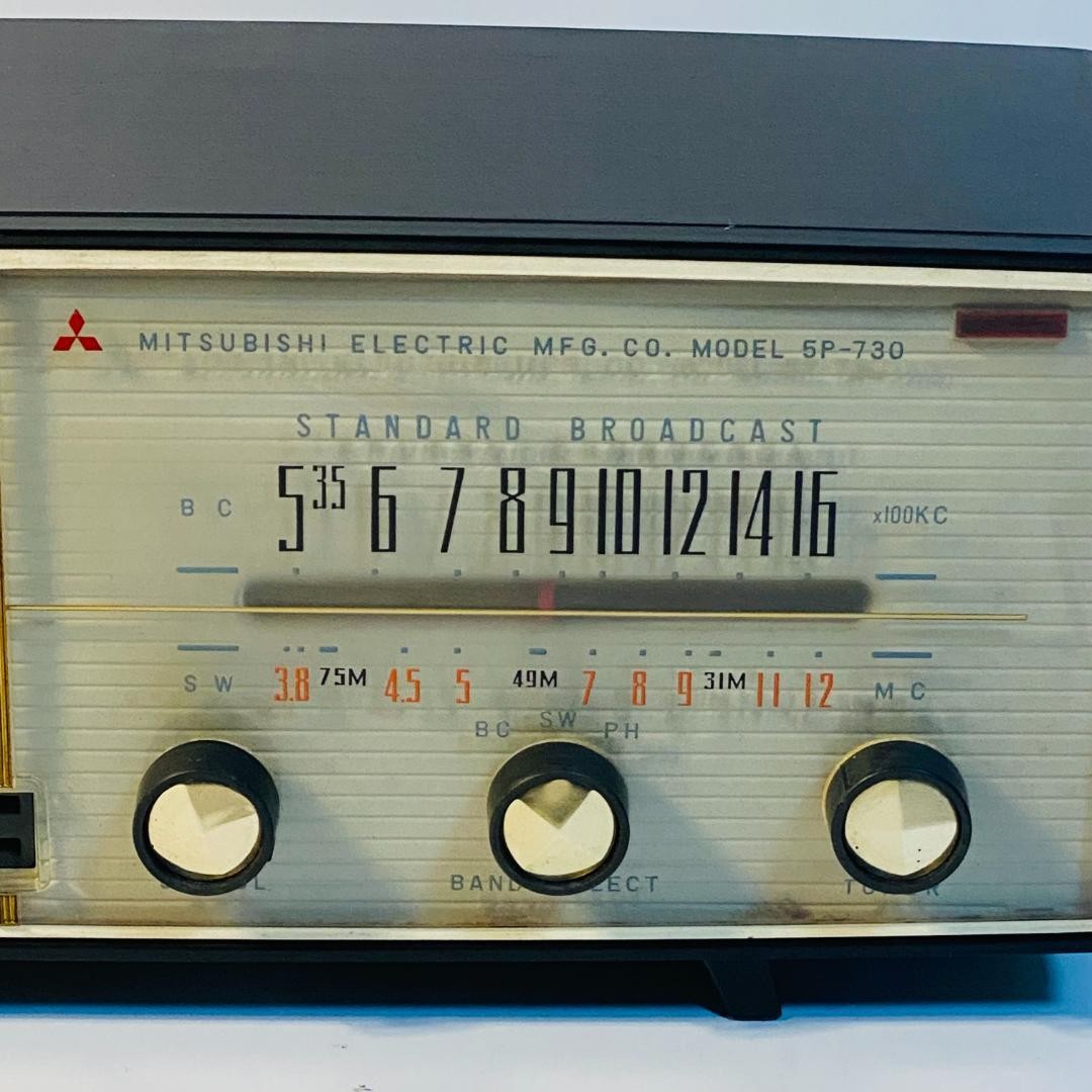 Mitsubishi 5TUBE 2-BAND SUPER HIT. RADIO 5P-730 Vintage | eBay