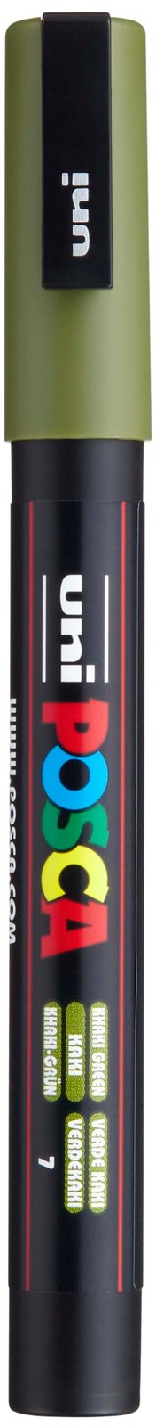 Uni-ball 186564 - POSCA marker met fijne ronde punt kakigroen 3490₽