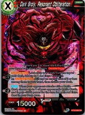 Dark Broly, Resonant Obliteration Foil Super Rare Saiyan Showdown BT15-004 NM