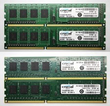 Crucial 16GB DDR3 RAM - 1600MHz - 4 x 4GB - PC3-12800 - TESTED