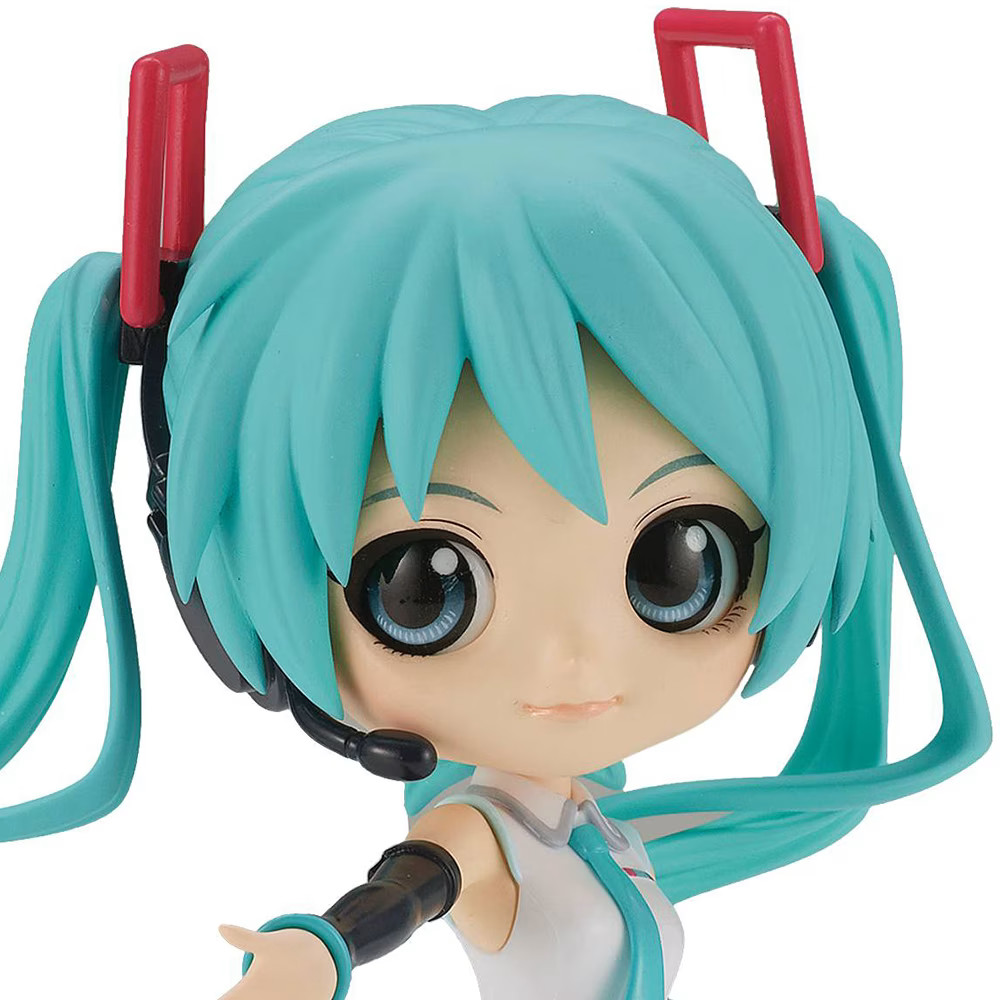 Figurine Miku Hatsune V4X Q-Posket Ver. A pour décoration bureau gaming et salon