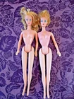 Vintage Mattel Barbie Ballerina Dolls Set of 2 for Parts
