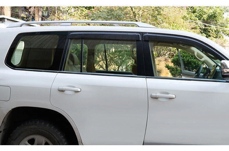 6X Black Stainless Trim Window Molding Lower Strip For Toyota Land Cruiser 08-21 Foto 3 de 4
