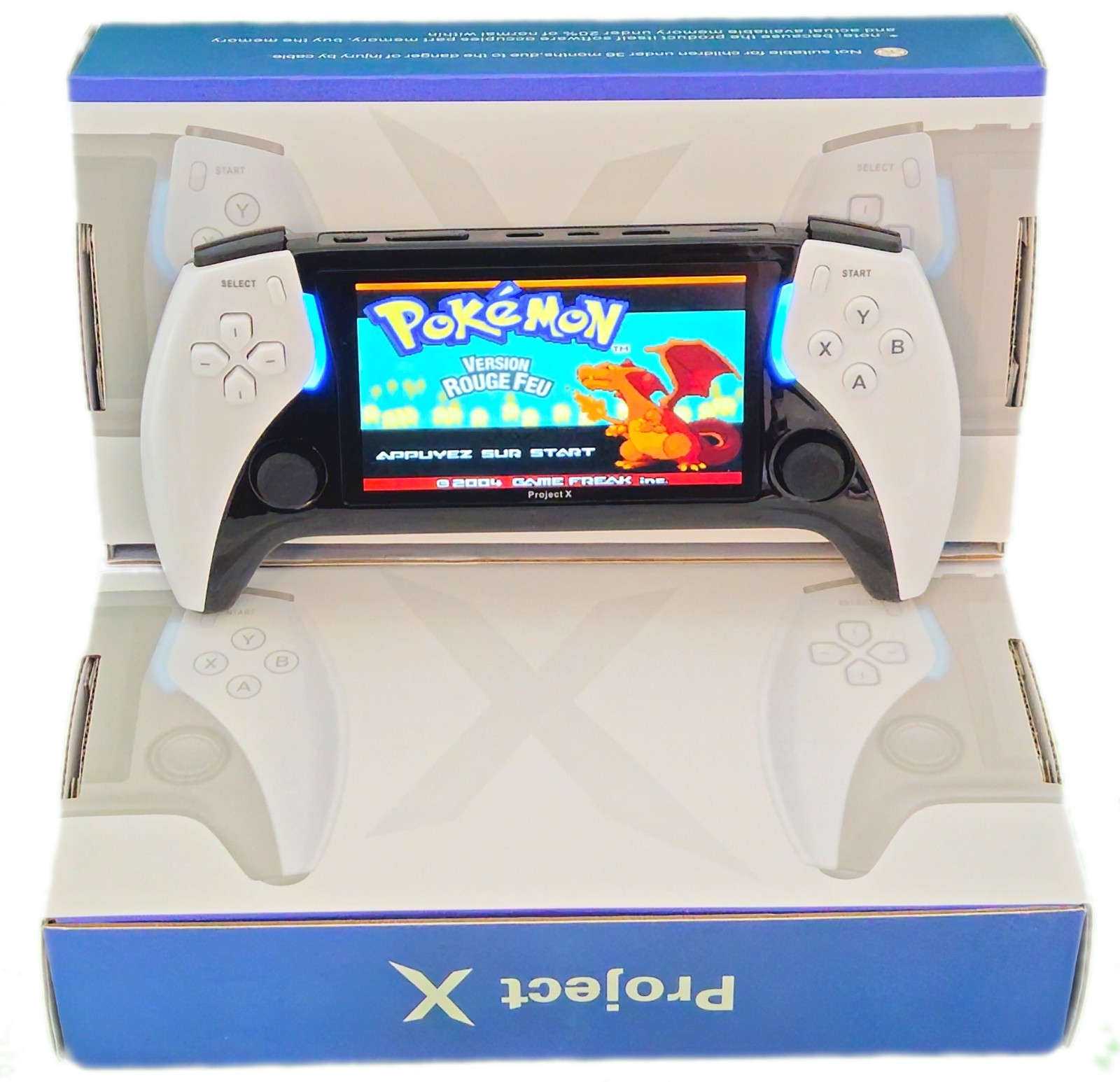 Console Rétro Project X - 8000 Jeux - Écran IPS 4.3" - Emulateur PS1 GBA - FR 24