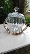 Vintage Bowle Naczynie, duże, przebite WMF, z posrebrzanym stojakiem