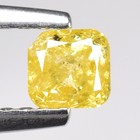 0.29cts Yellow Cushion Natural Loose Diamond "SEE VIDEO"