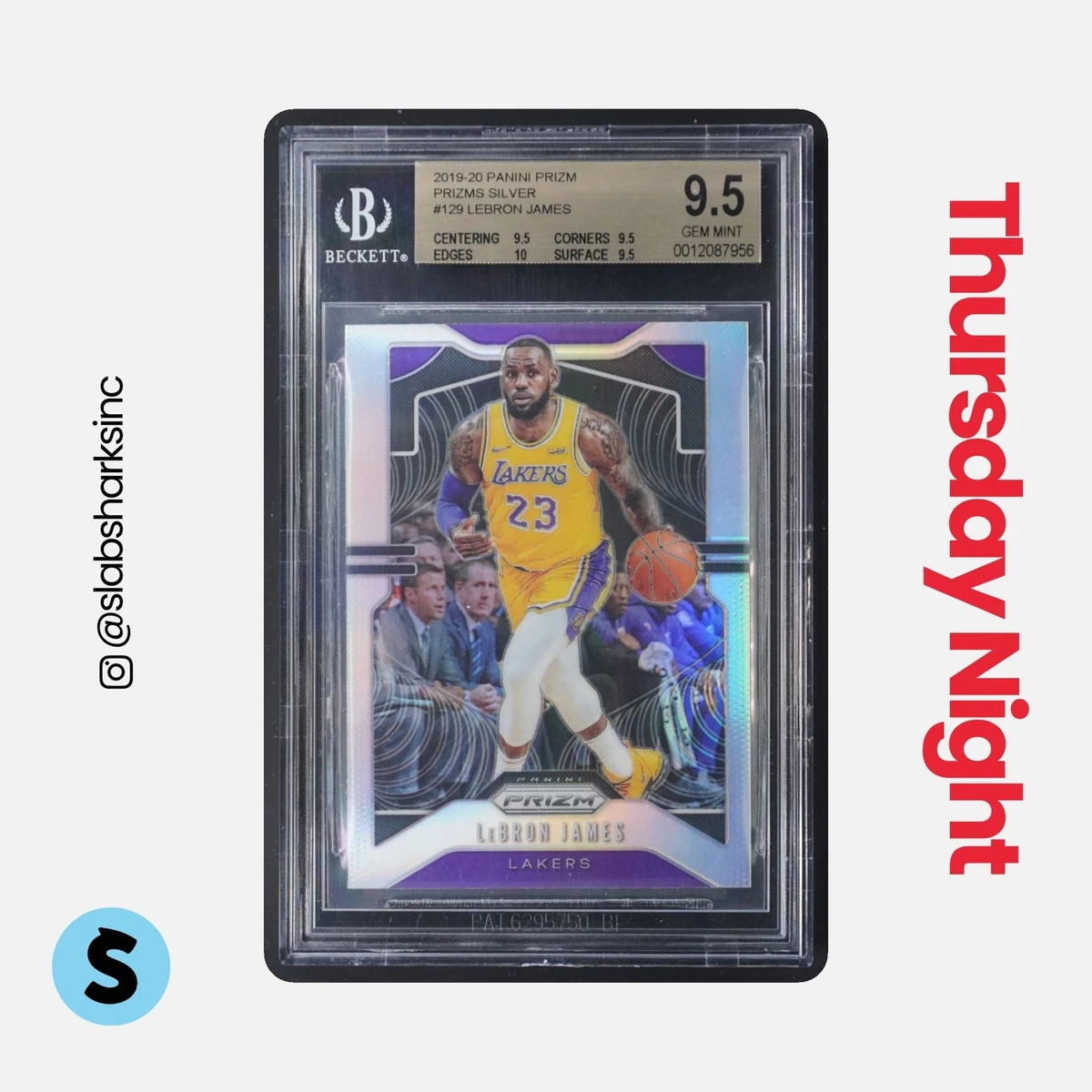 LeBron James Beckett Grading Services (BGS) 9.5 Graded Basketball