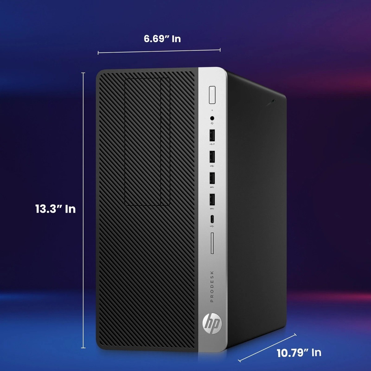 HP ProDesk G3 Tower Gaming PC i5-7500 16GB RAM 512GB SSD 24