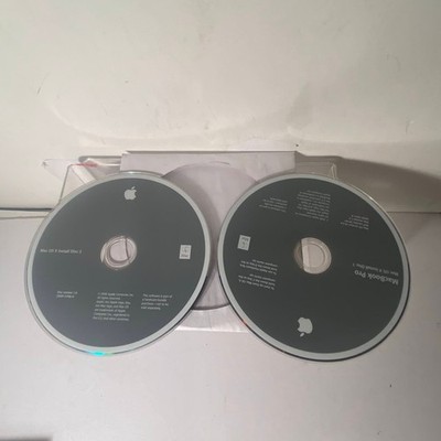 Mac OS X 10.4.6 Grey Discs for MacBook Pro - Multilingual Install Disc 1 + 2