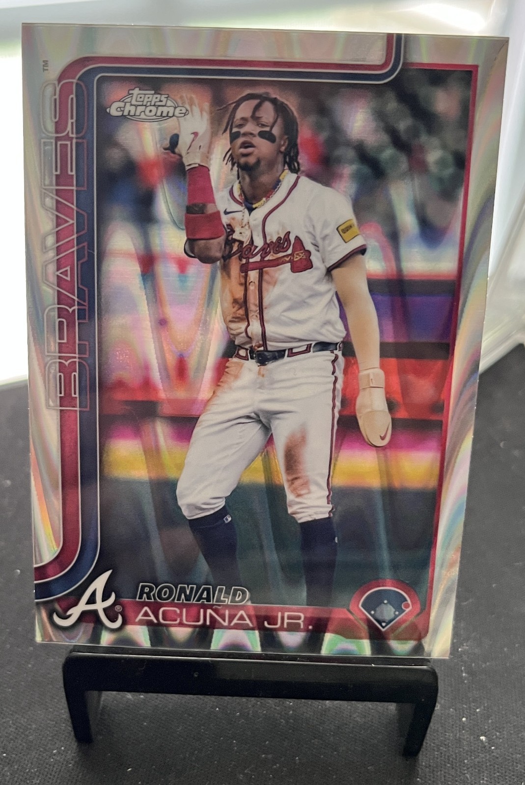 2025 Topps Chrome RayWave Ronald Acuna Jr. #257 - Braves