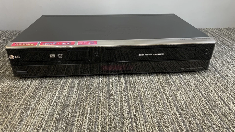Grabadora de cinta LG RC897T DVD VHS con sintonizador digital 1080p escalado NUEVA EN CAJA Foto 4 de 4
