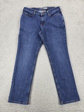 Carhartt Jeans Womens 10 Short Blue Relaxed Fit Straight Leg Denim Workwear