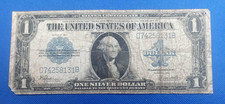 1923 $1 Silver Certificate Horse Blanket Blue Seal Speelman White