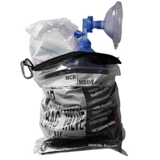 MCR Medical Training CPR BVM Resuscitator Kit Adult Child Masks Reservoir Bag