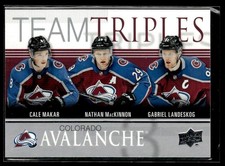 2019-20 Upper Deck team triples Gabriel Landeskog Colorado Avalanche #531